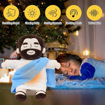 Peluche Jesús con Luz Cálida y Efecto de Respiración – Acompañamiento y Paz para Tu Hogar ✨🙏