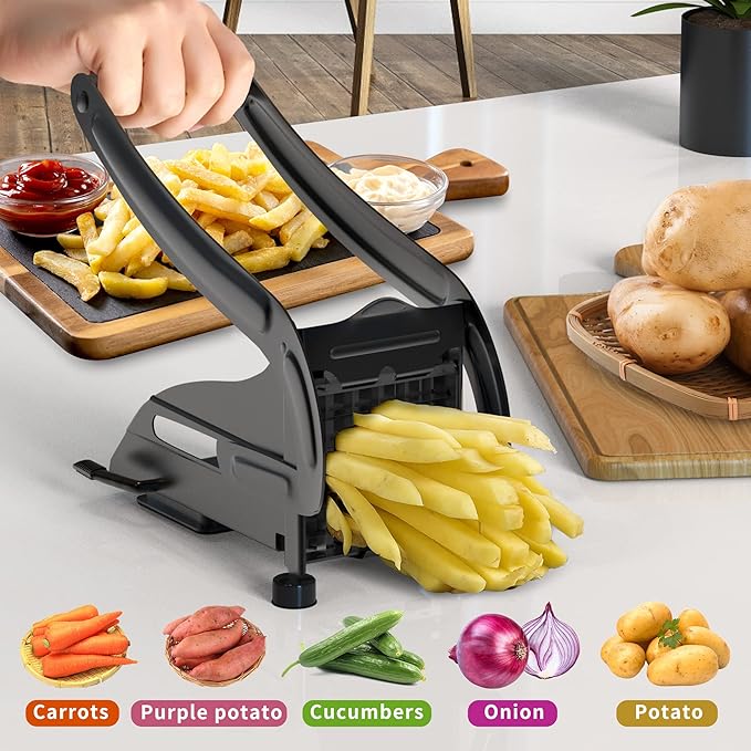 🍟 Cortador de Papas – Papas Perfectas en Segundos 🍟