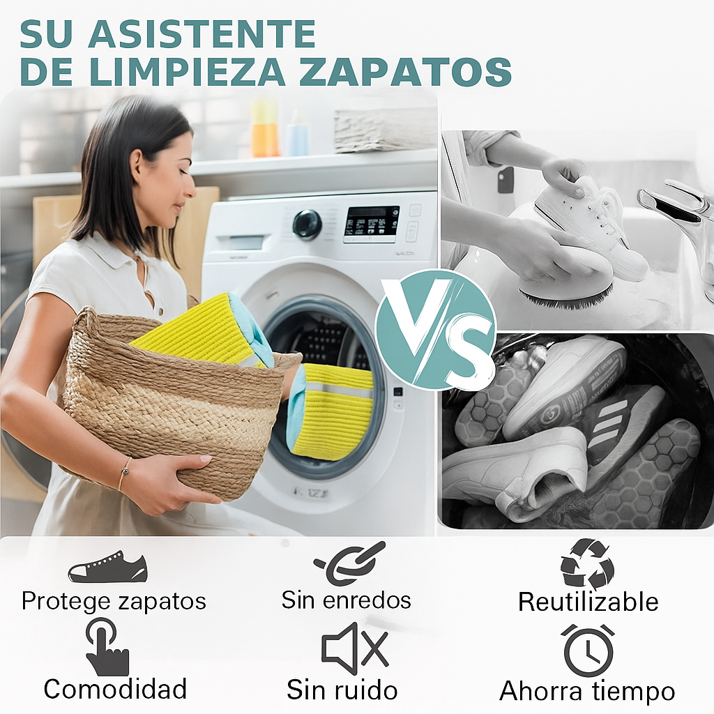 🧺 Bolsa para Lavar Tenis 👟 – Protege y Cuida tu Calzado