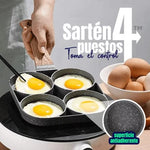 🍳✨ Sartén MultiChef 4 Puestos – Cocina Todo a la Vez y Sin Complicaciones